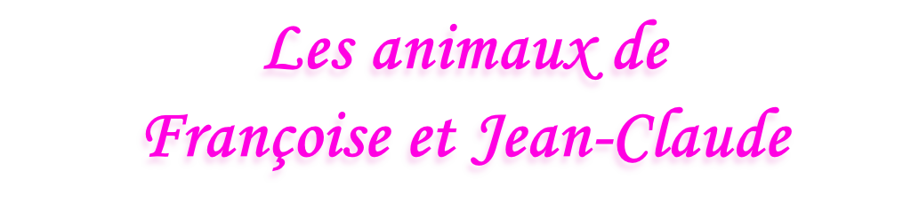 Les animaux de   Françoise et Jean-Claude